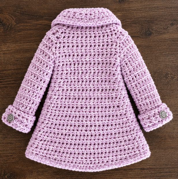 Girls crochet cardigan