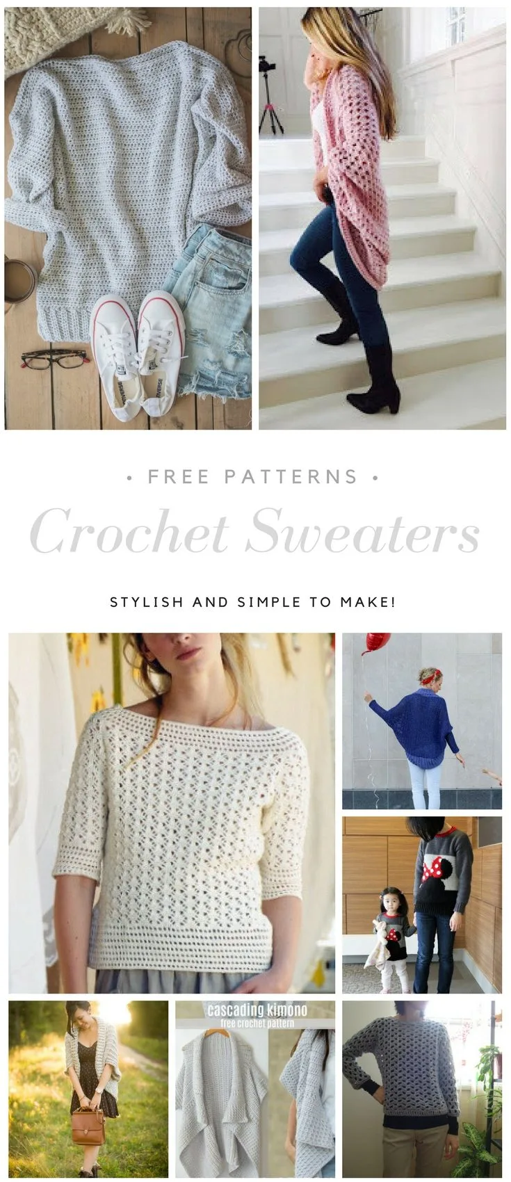 Crochet sweaters