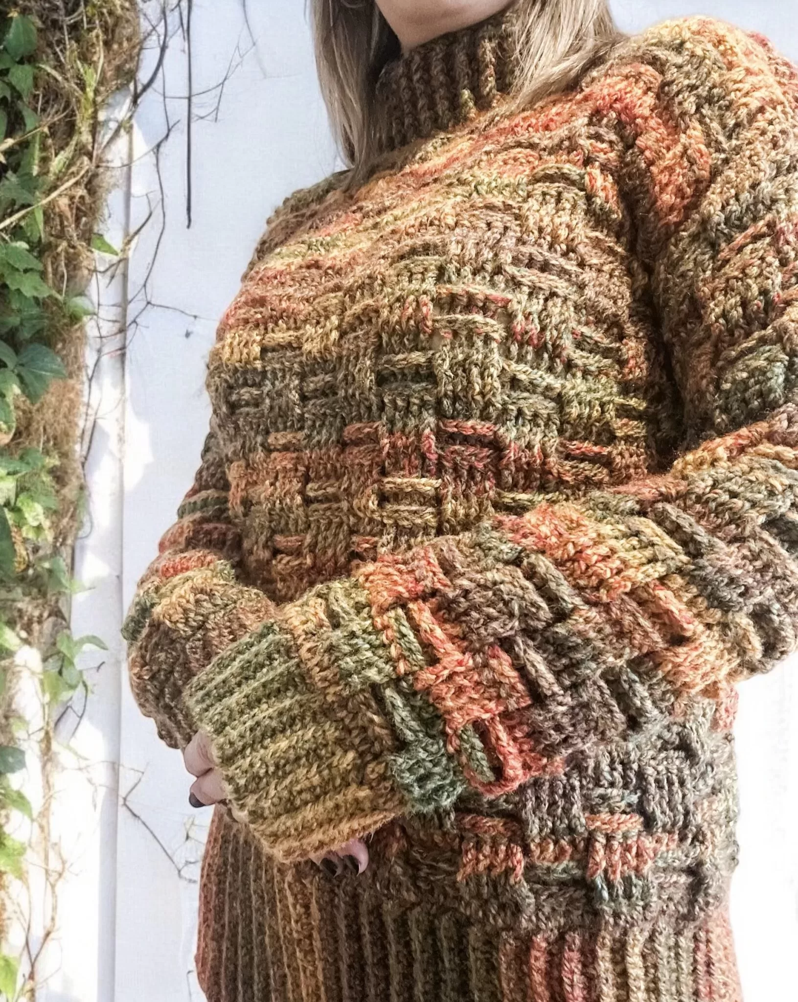 Chunky Weave Stitch Sweater