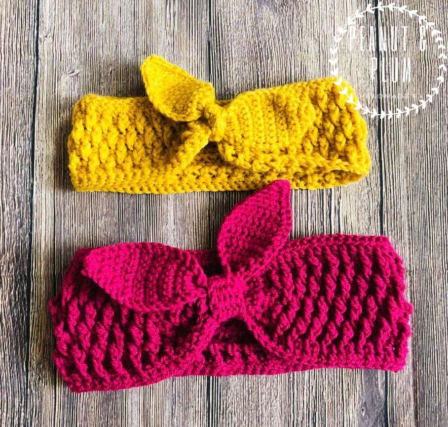 Quick and easy crochet headband