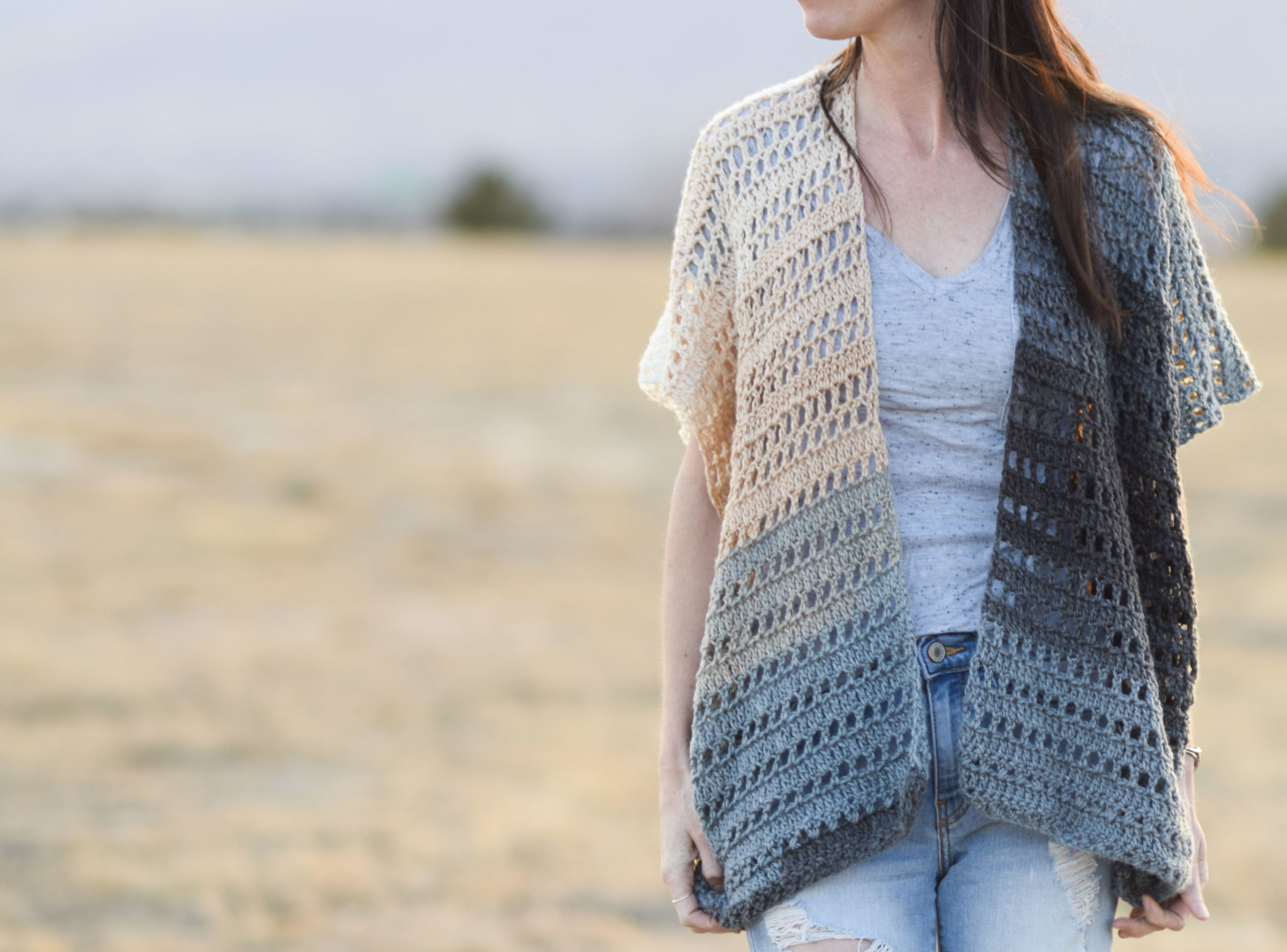 Crochet summer Kimono