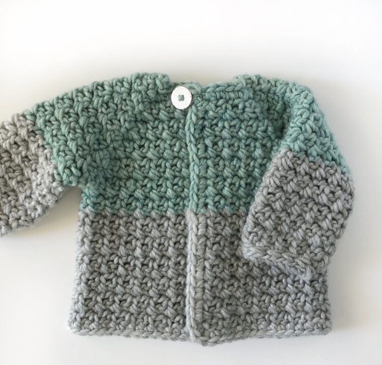 Mesh stitch childrens crochet clothing