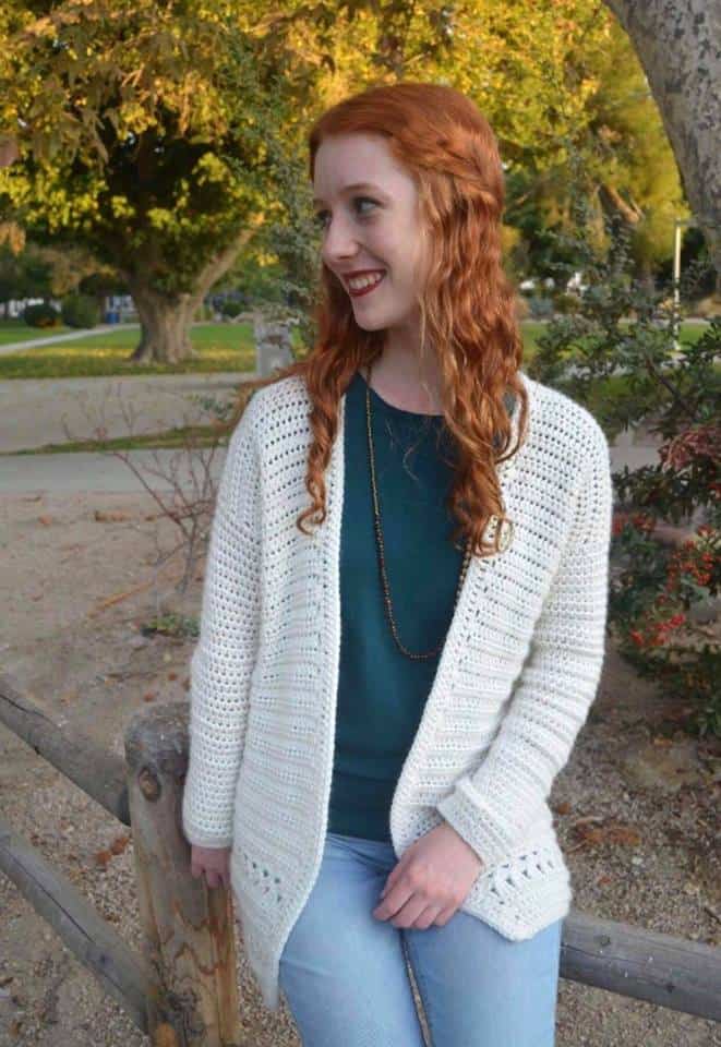 Angelica crochet cardigan