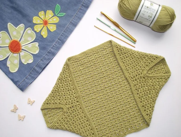 Girls olive shrug