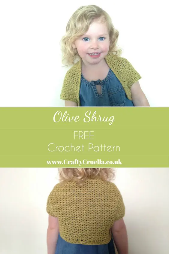 Olive shrug - Children's clothing
