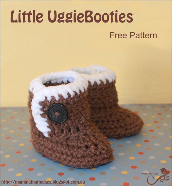 Crochet ugg booties
