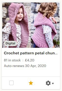Chunky crochet gilet pattern