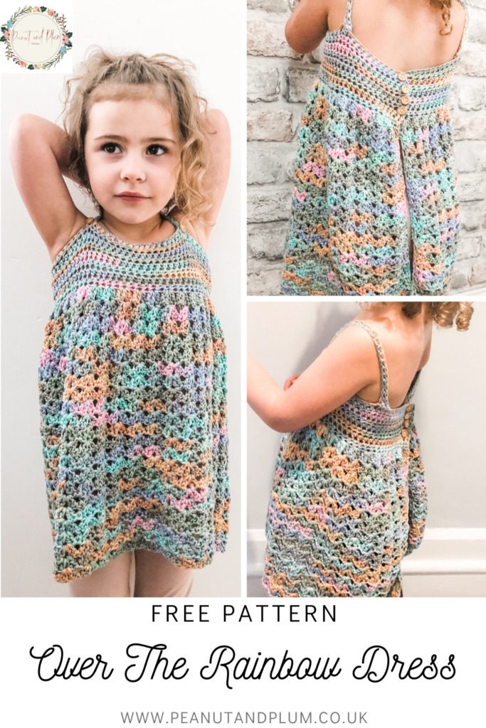 Adorable and easy Over the rainbow dress