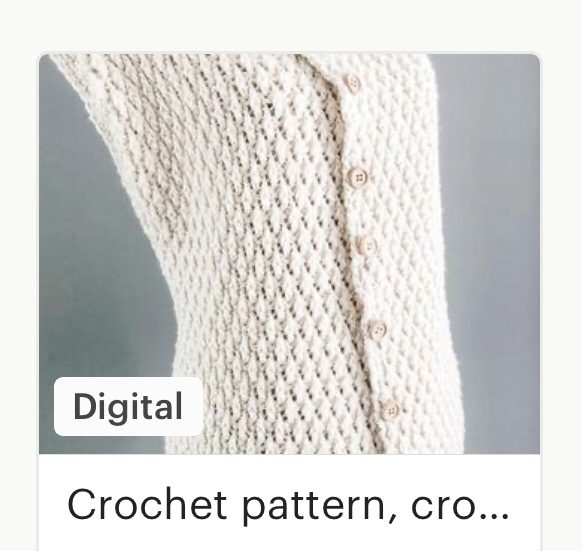 Crochet gilet pattern