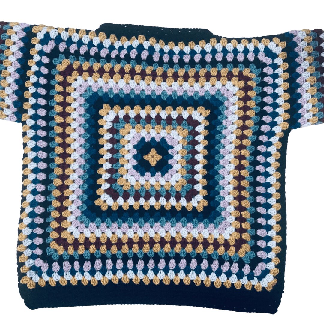 Free Spirit Granny Square Sweater Pattern PDF