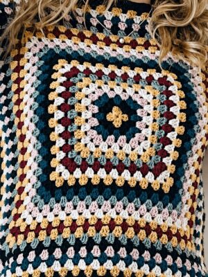 Crochet Granny Square Sweater