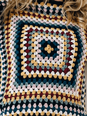Crochet Granny Square Sweater