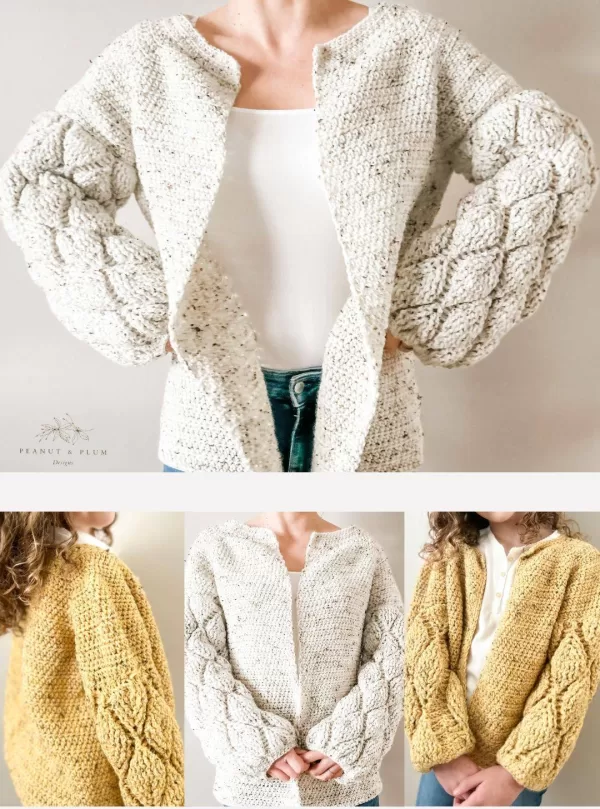 Free crochet cardigan pattern