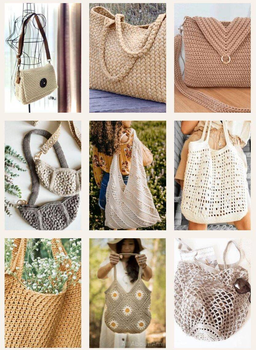 Crochet bag patterns