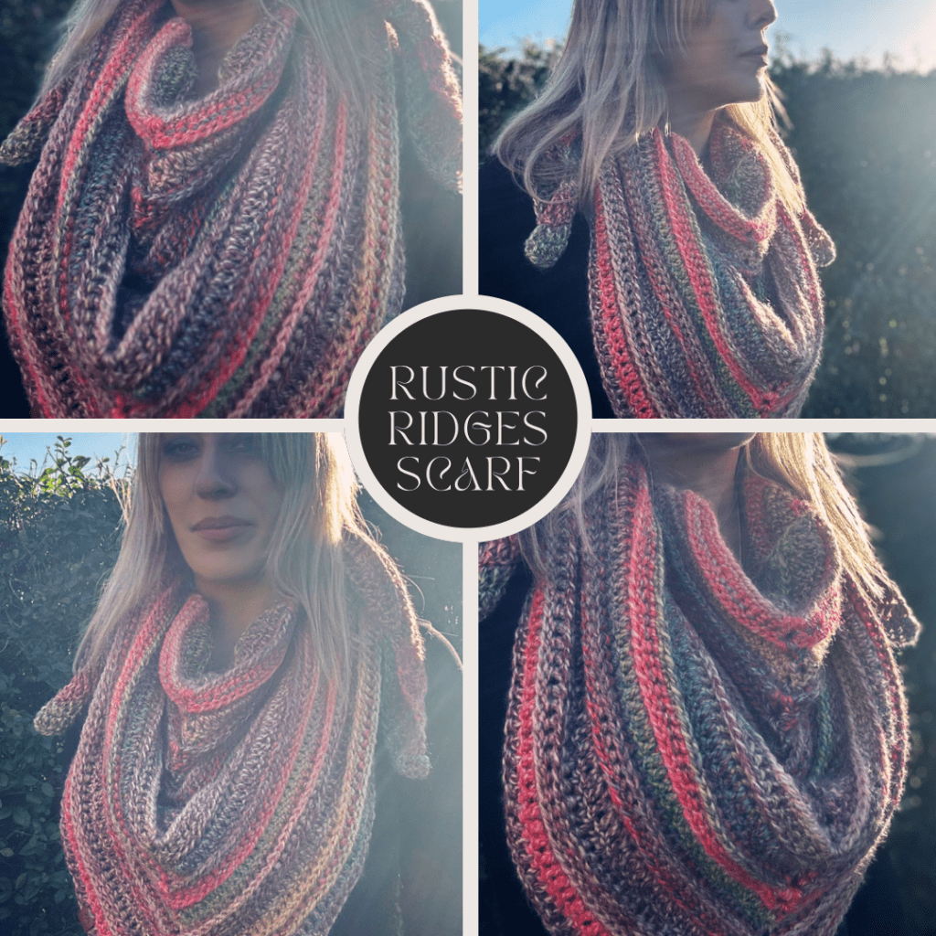 crochet triangle scarf