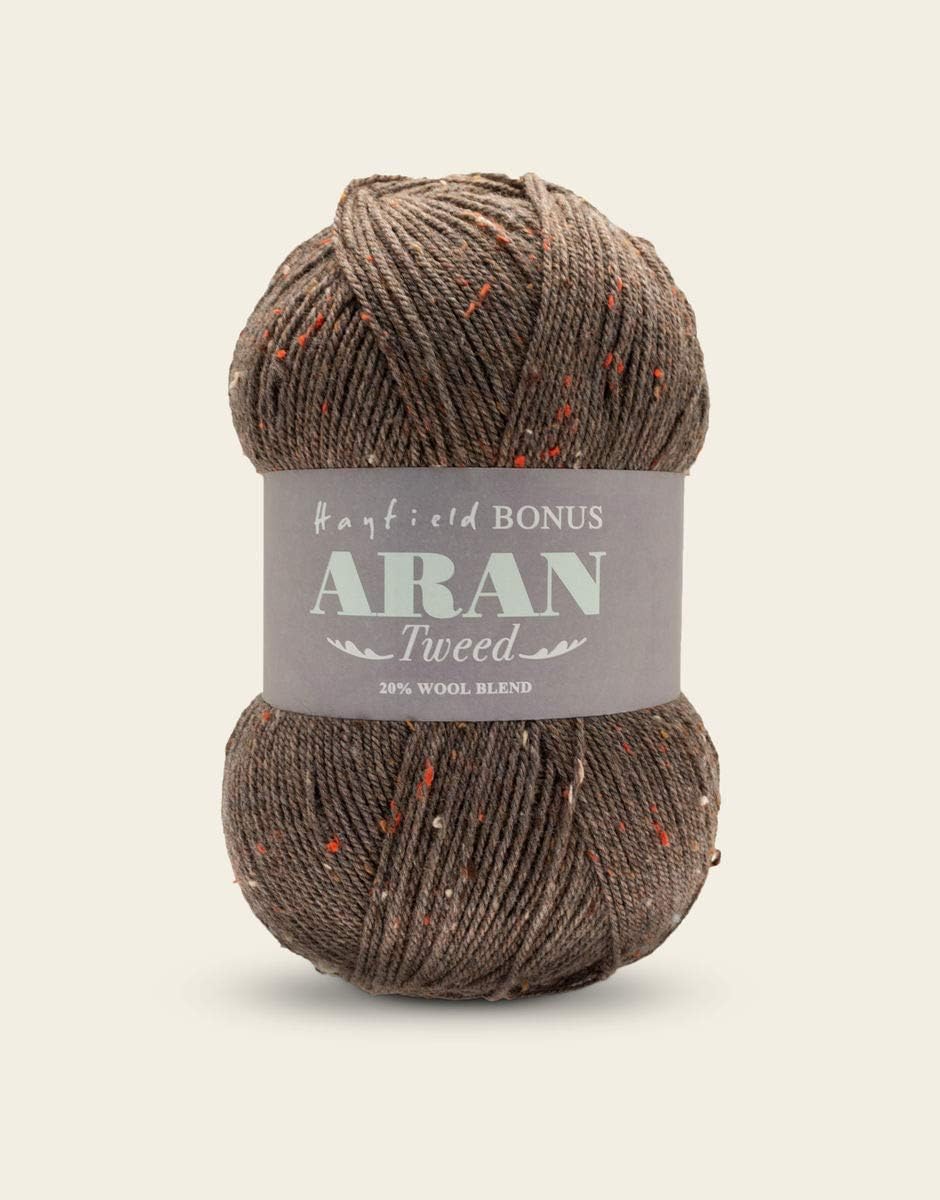 Hayfield aran with tweed