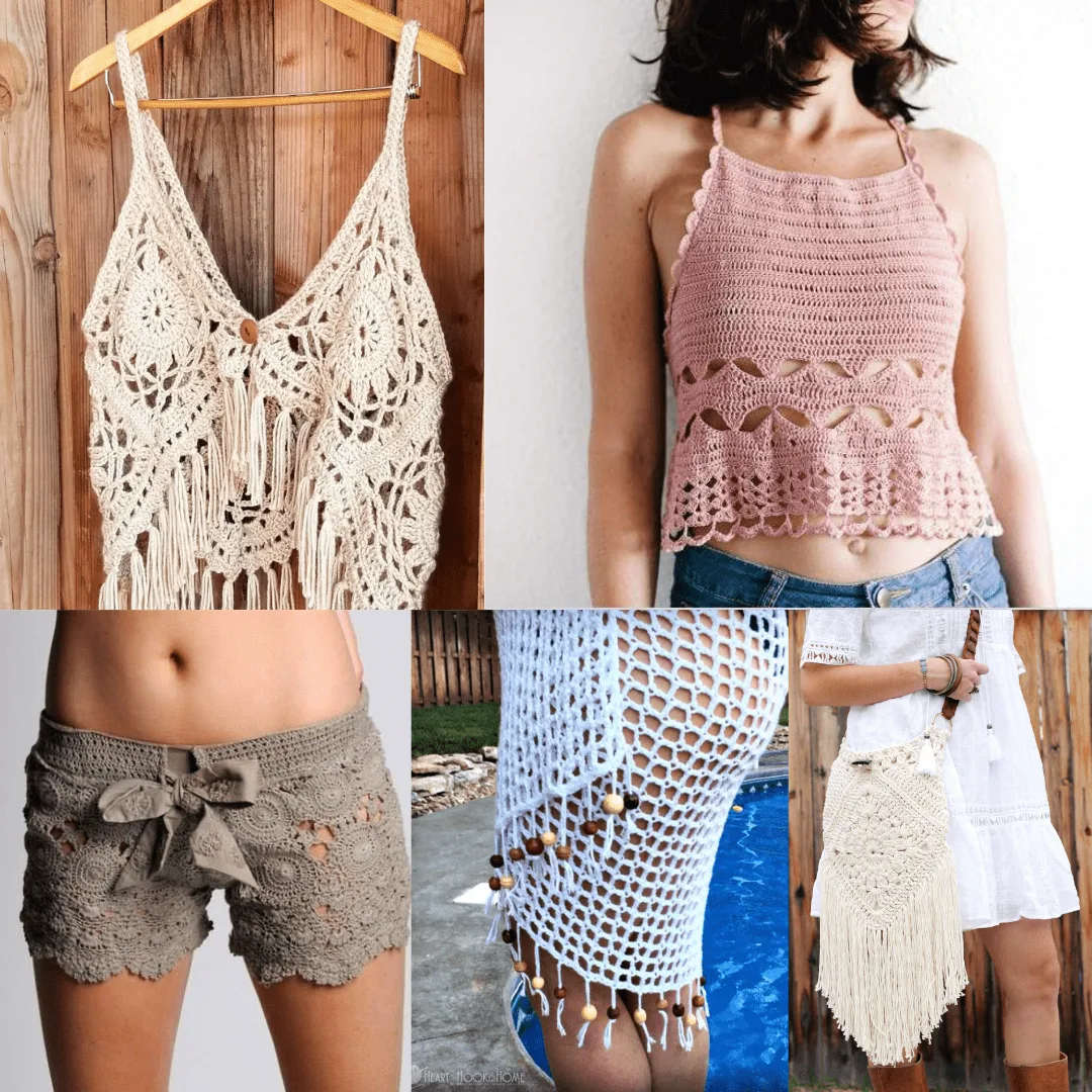 Summer crochet tops patterns