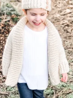 Crochet children's cardigan