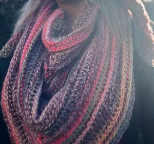 Crochet Triangle scarf