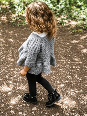 Crochet Girls cardigan