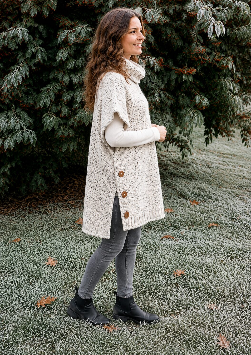 Womens Crochet Sweater