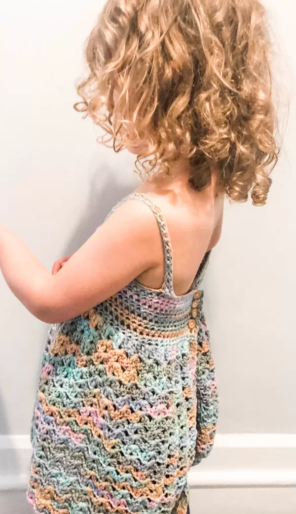 Over the Rainbow Summer Crochet Dress - Image 3