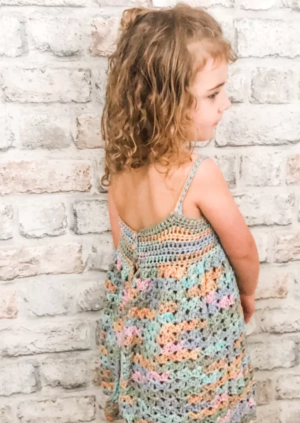 Over the Rainbow Summer Crochet Dress - Image 2