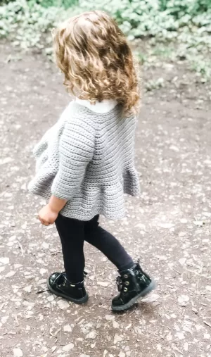 Crochet girl's sweater