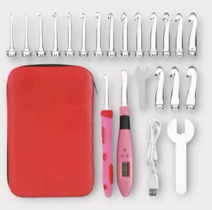 Light up crochet hook