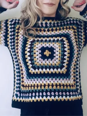 Granny Square sweater