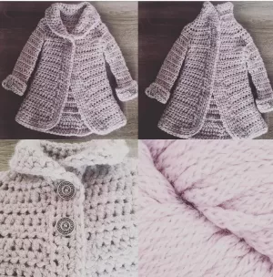Longline Crochet Merino Coat