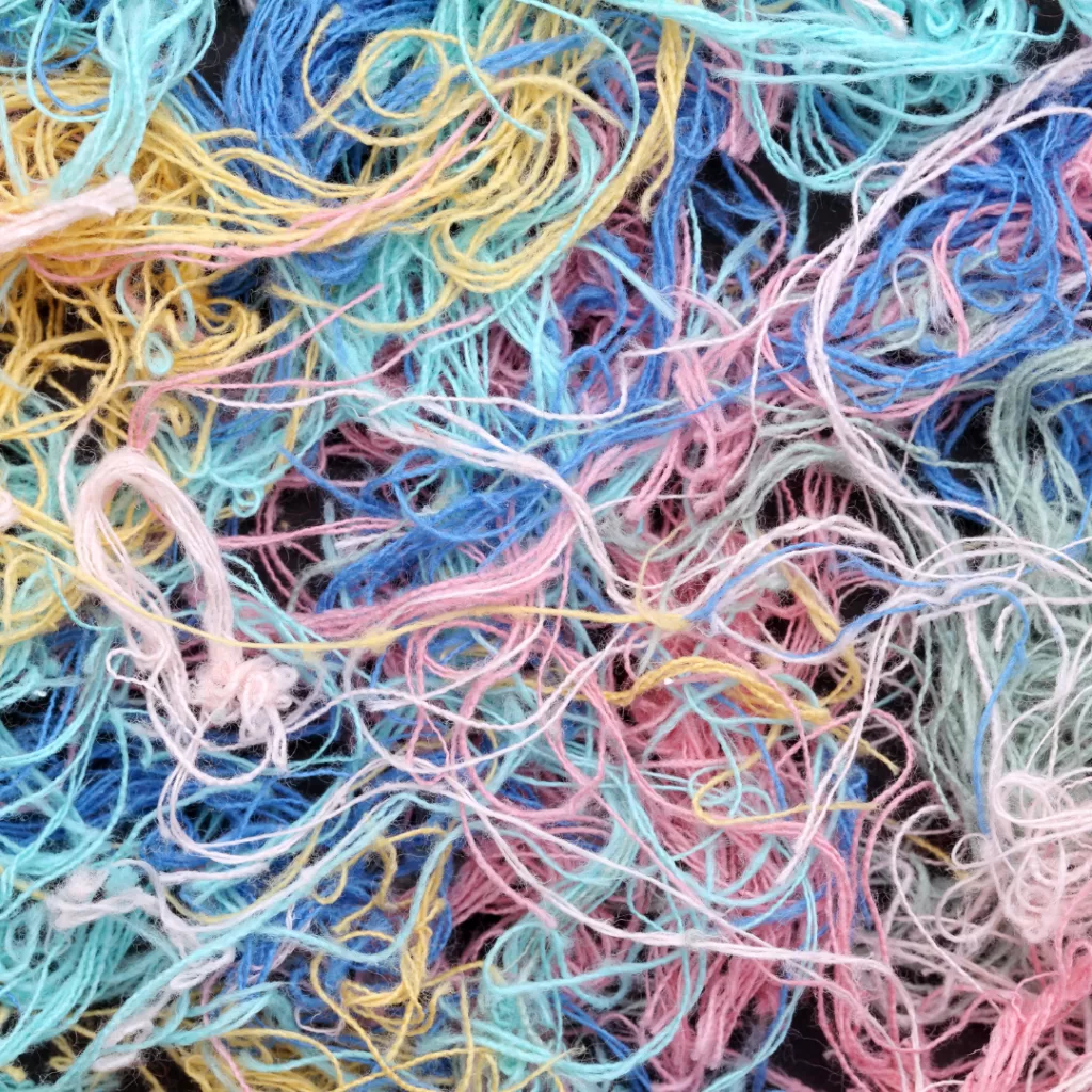 Tangled yarn