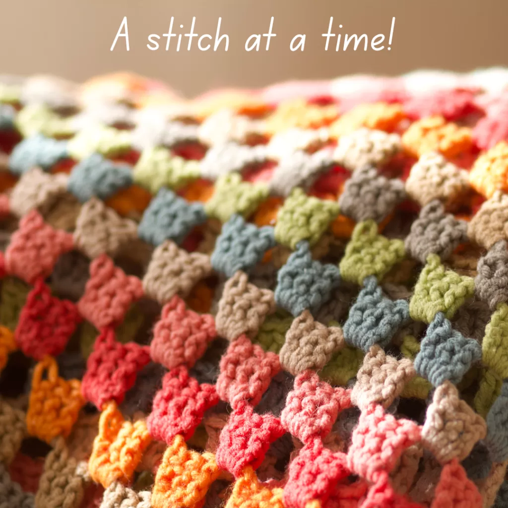crochet granny stitch blanket