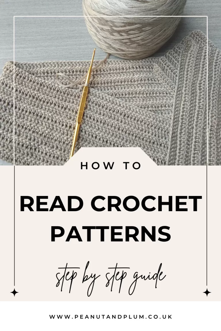 Reading crochet patterns