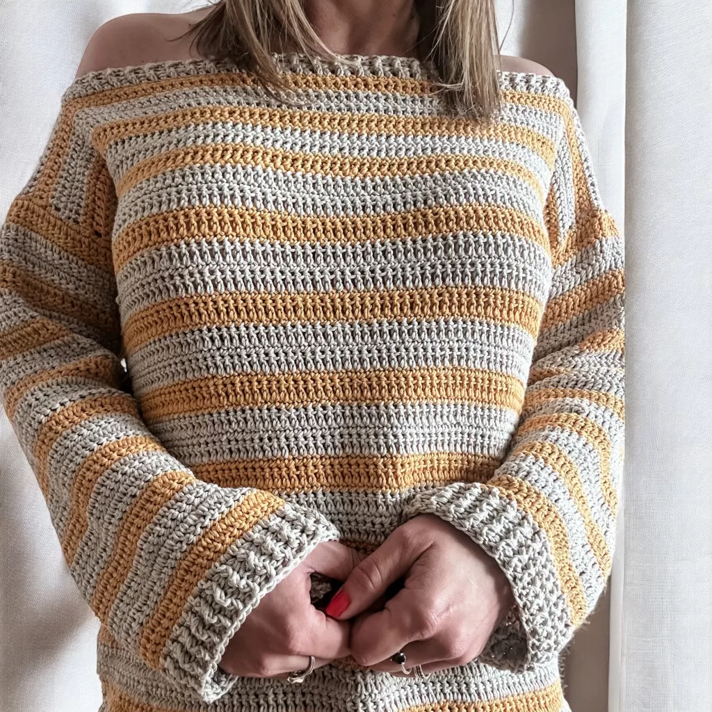 Summer crochet sweater