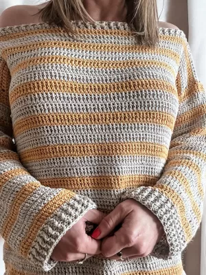 Summer crochet sweater