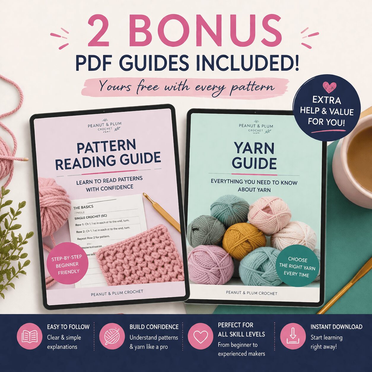 Bonus free crochet pdf