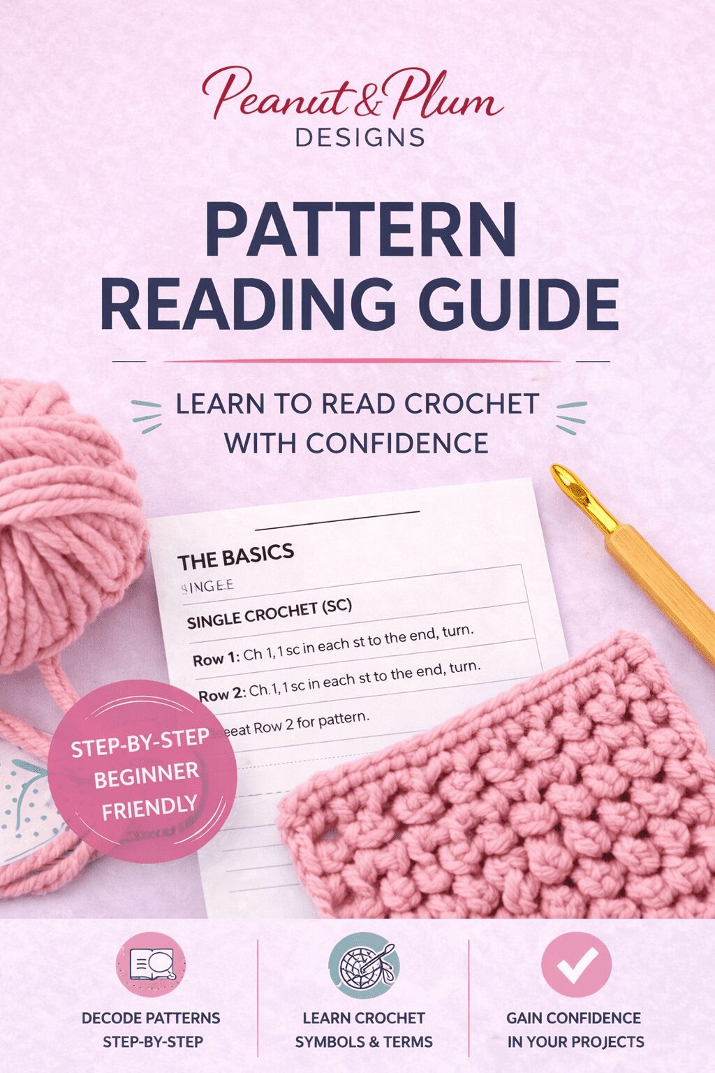 Guide to crochet pattern reading