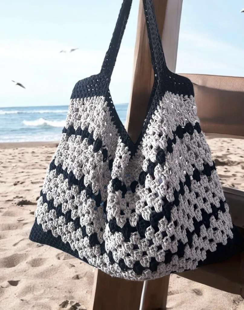 crochet cotton beach bag pdf