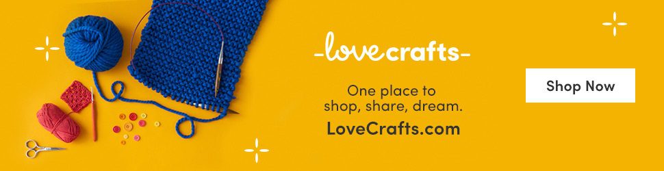 LoveCrafts Banner yarn store