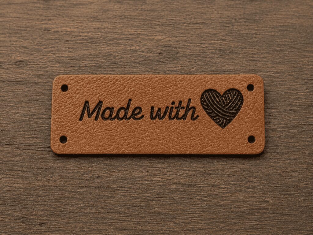 Leather Handmade tag