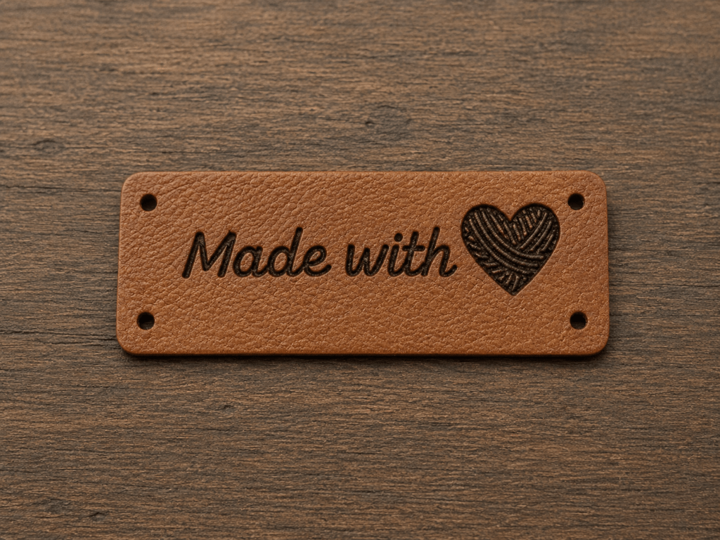 Leather Handmade tag