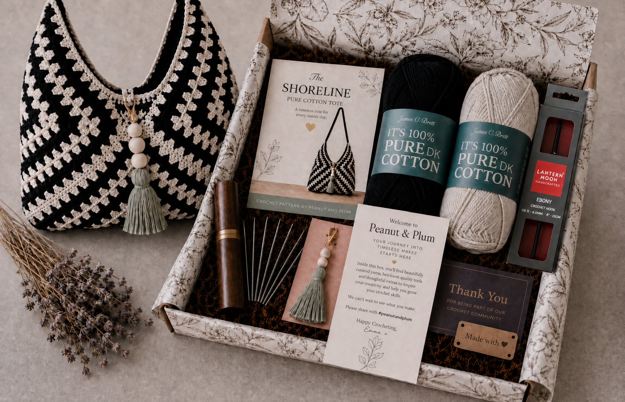 The Shoreline Pure Cotton Tote - Founders Box