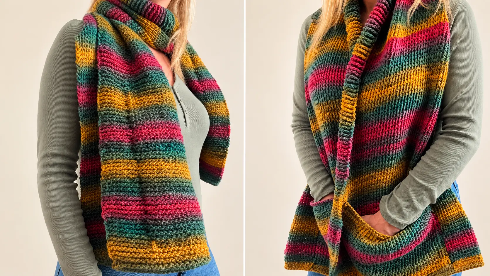 Tunisian Crochet Scarf