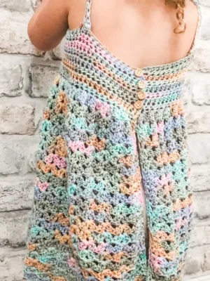 Over The Rainbow Crochet Dress