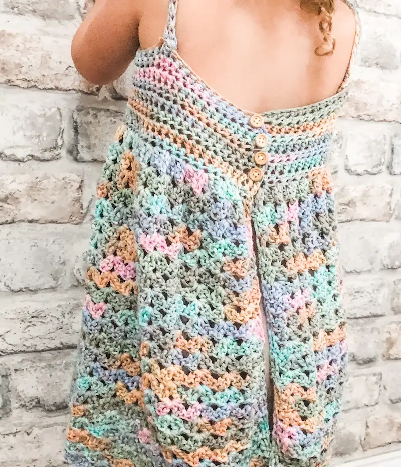 Over The Rainbow Crochet Dress