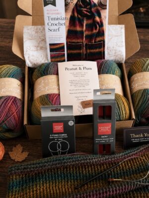 Reversible Tunisian Crochet Scarf Kit