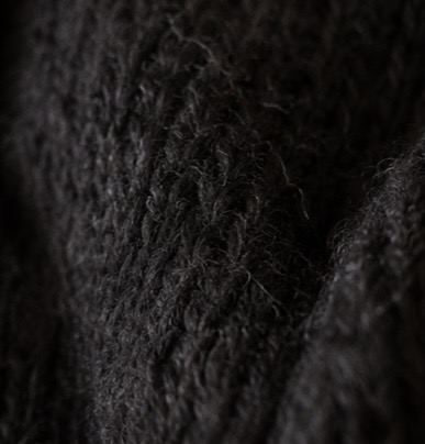 Ember Tunisian crochet sweater photograph